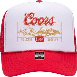 ✨✨Coors Banquet Mesh Back Snapback Trucker Hat NWT